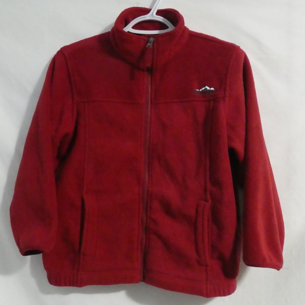 CHILDREN'S PLACE | size medium 7-8 | Red Fleece Zip-Up Jacket | NWOT